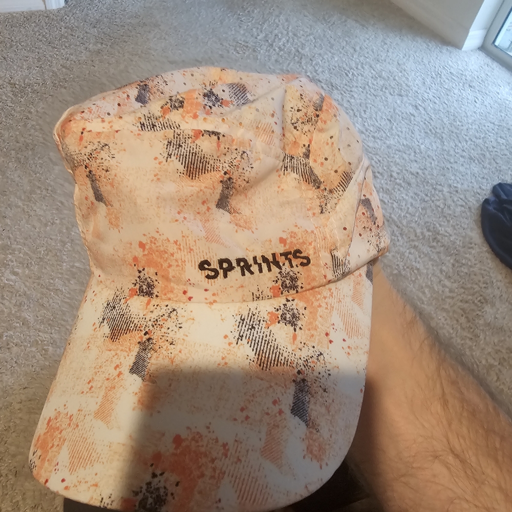 Adjustable Hat - Sprints Brand - Orange Runners Hat